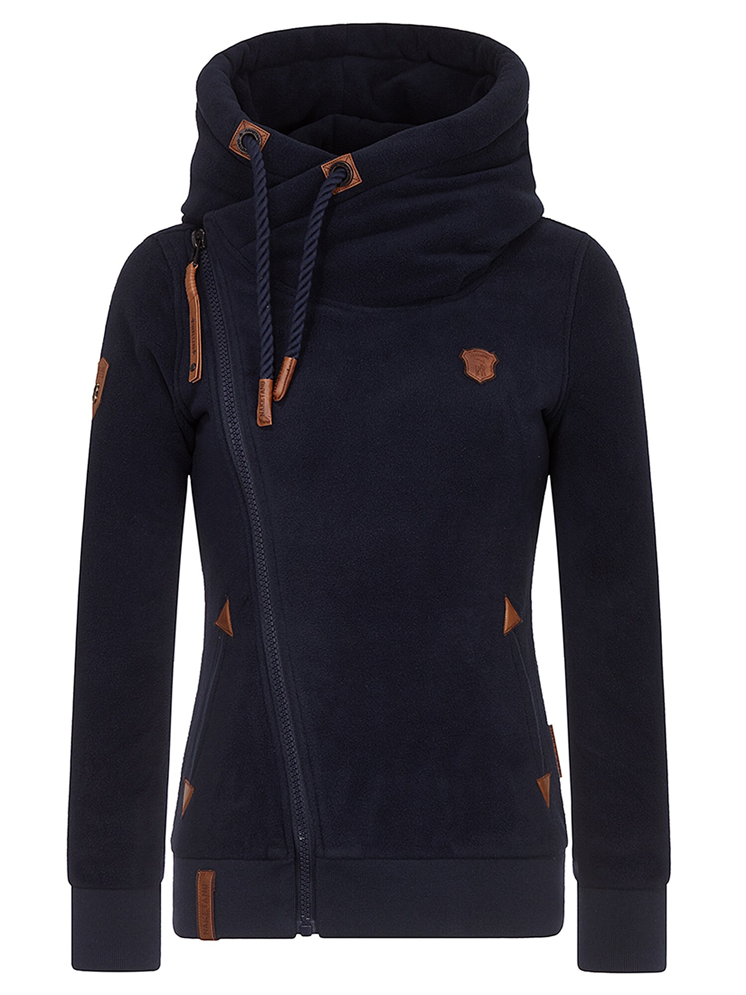 Naketano Jachetă fleece '3sisch € Swansisch Minut' albastru închis