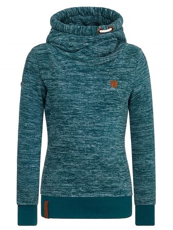 Naketano Bluză de molton 'Sibi'  petrol