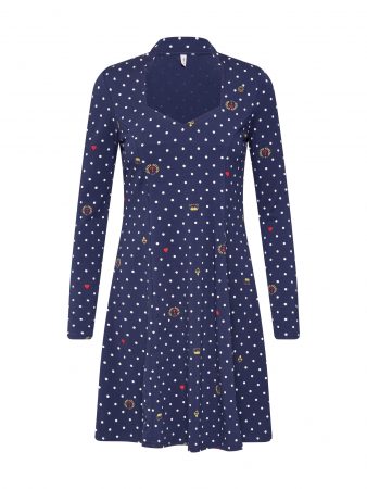 Blutsgeschwister Rochie 'taiga'  albastru