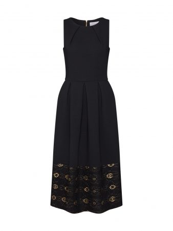 Closet London Rochie 'Closet Lace Hem Dress'  negru