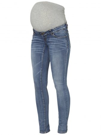 MAMALICIOUS Jeans  denim albastru