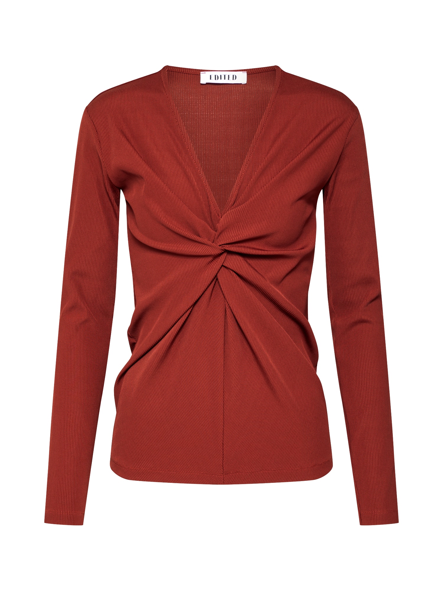 EDITED Tricou 'Lanessa'  maro ruginiu