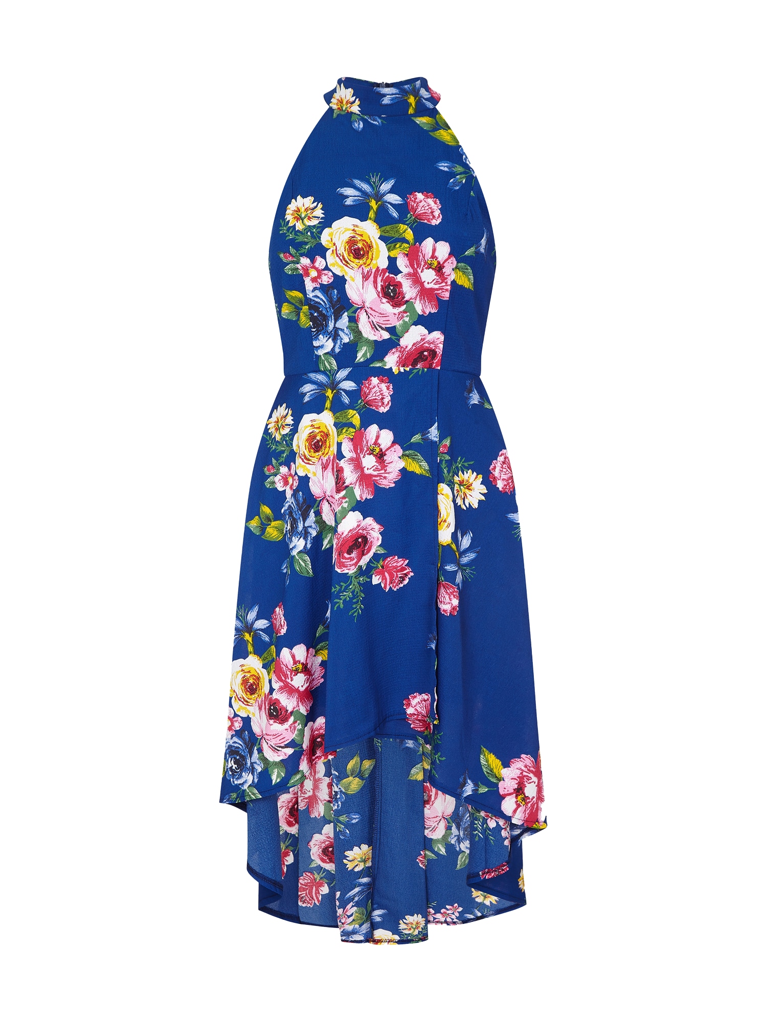 Mela London Rochie de vară  albastru royal / culori mixte / roz