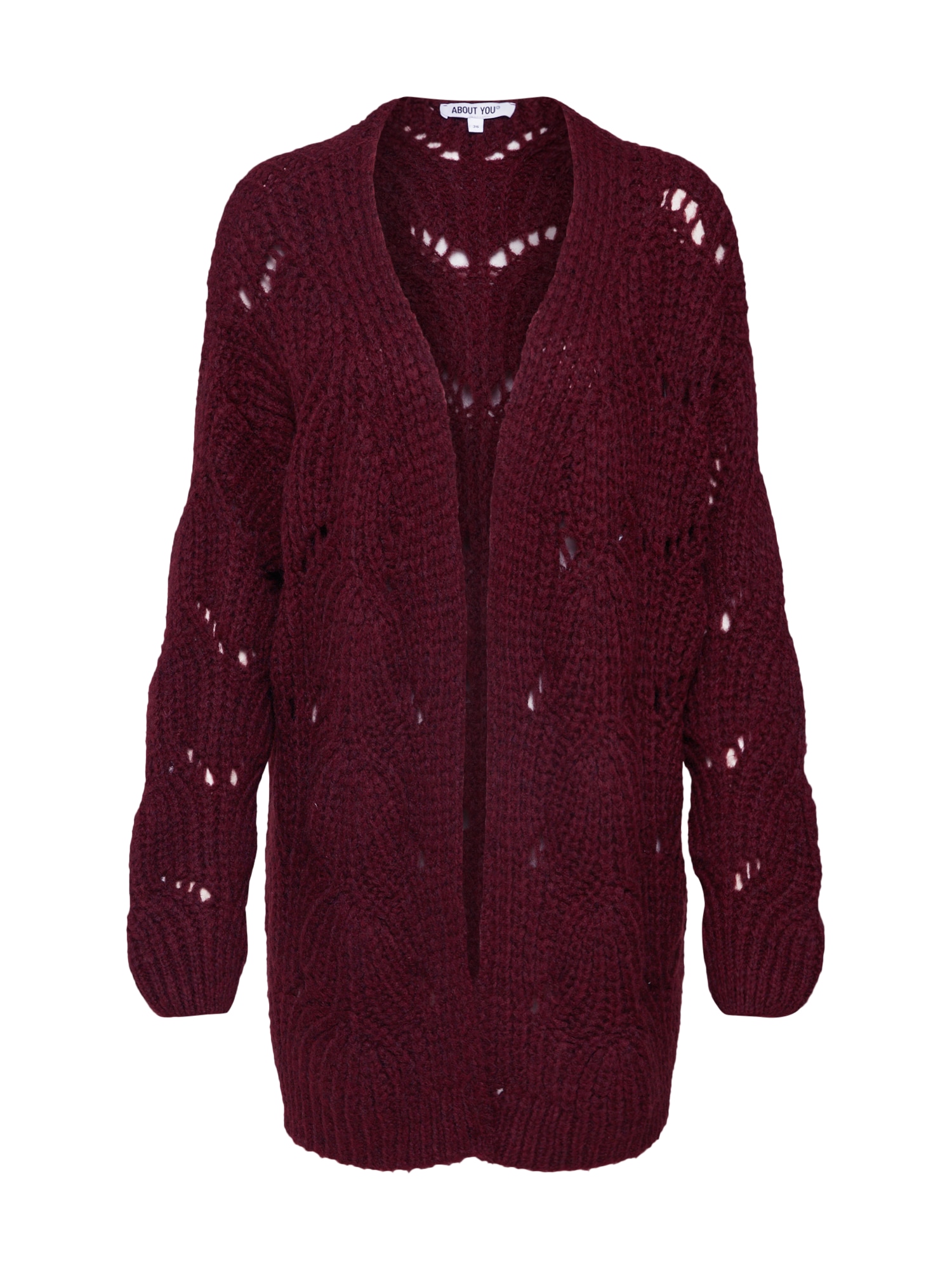 ABOUT YOU Cardigan dimensiuni mari 'Fiona'  burgund