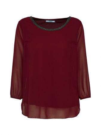 Hailys Tricou '3/4 P TP Lieven'  roșu vin