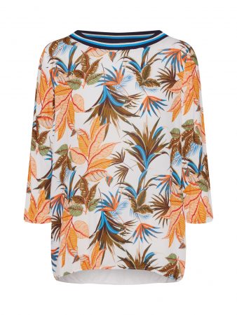 S.Oliver Tricou  crem / culori mixte