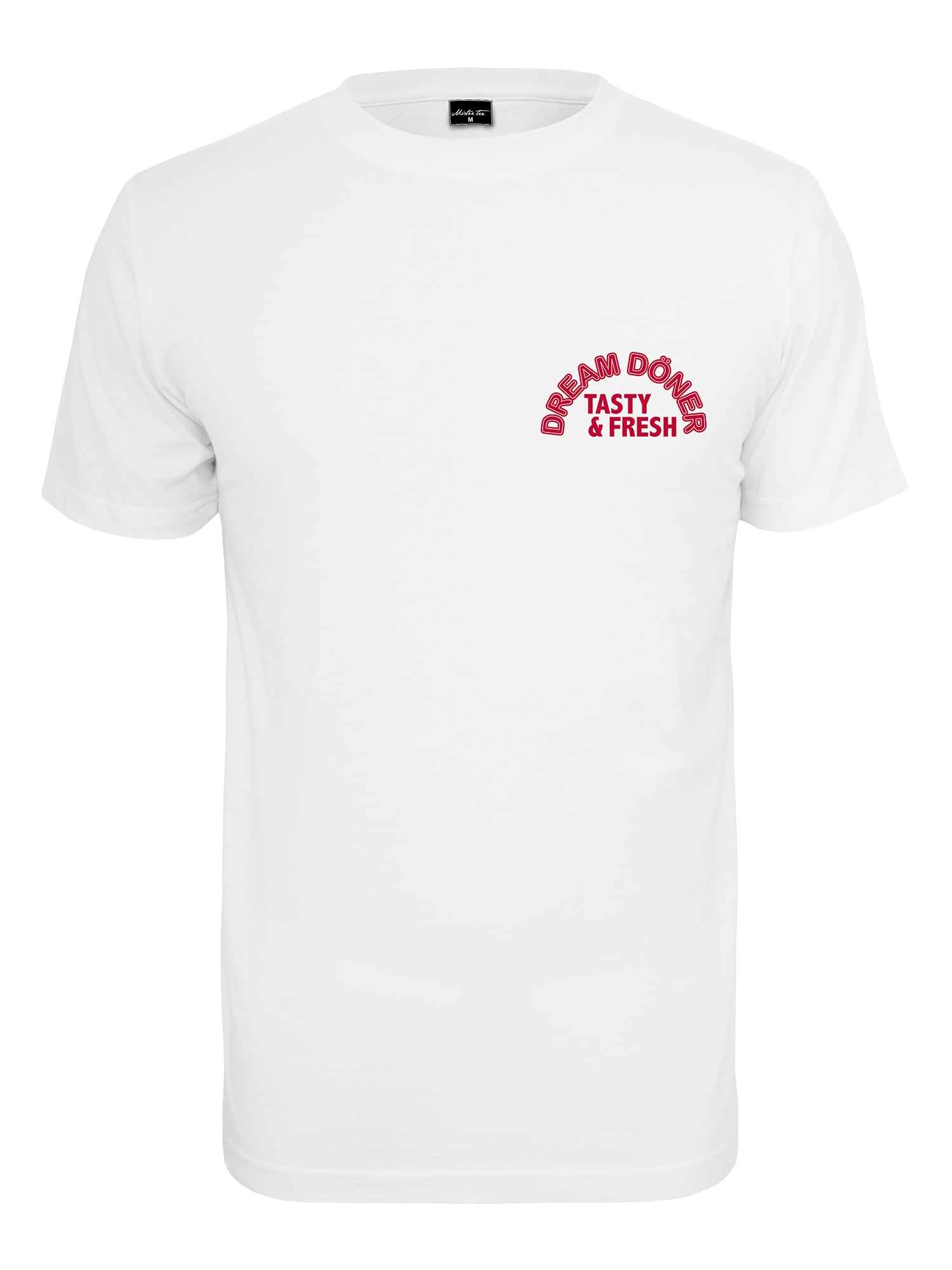 Merchcode Tricou 'Ladies Döner Tee'  roșu / alb