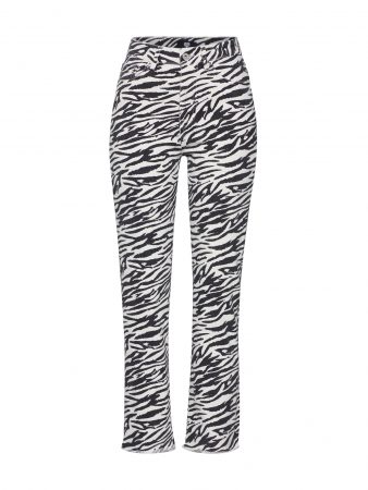 CATWALK JUNKIE Jeans  negru / alb