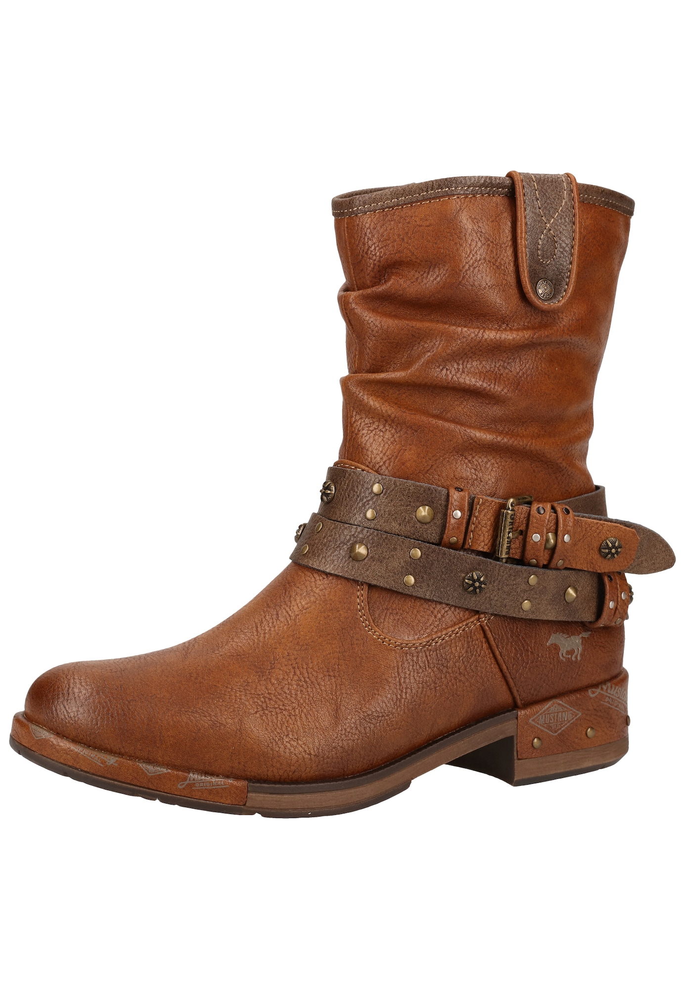 MUSTANG Botine  maro