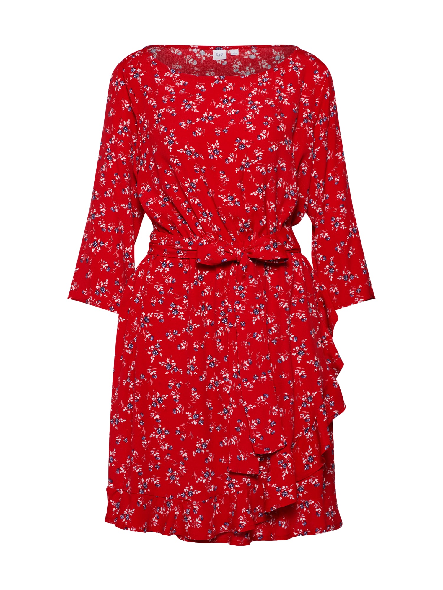 GAP Rochie 'RFL HEM WRAP DRS - PRINT'  albastru royal / roșu
