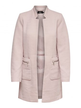ONLY Palton de primăvară-toamnă  roz vechi