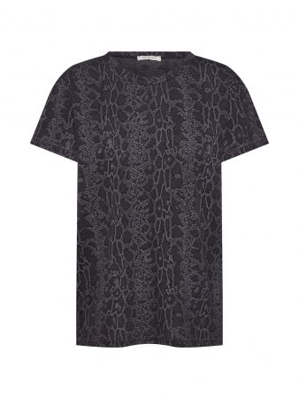 Ragdoll LA Tricou 'Vintage Tee'  gri / negru