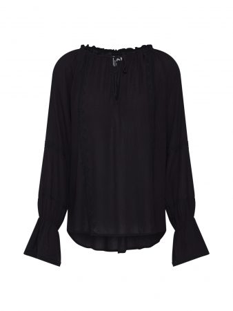 Amuse Society Bluză 'Pebble Woven'  negru