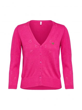 Blutsgeschwister Geacă tricotată 'Sweet petite cardy'  roz
