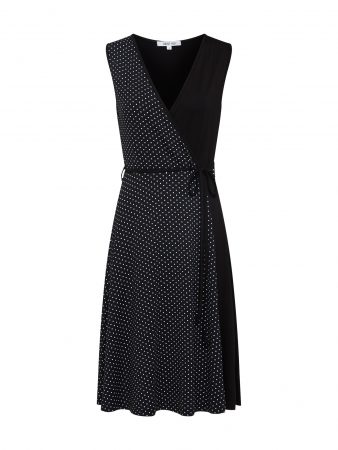 ABOUT YOU Rochie 'Evelina'  negru / alb