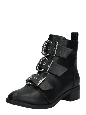 ONLY Botine 'BRIGHT BUCKLE'  negru