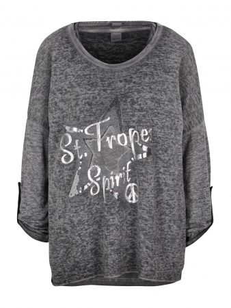 Heine Tricou  gri închis / argintiu