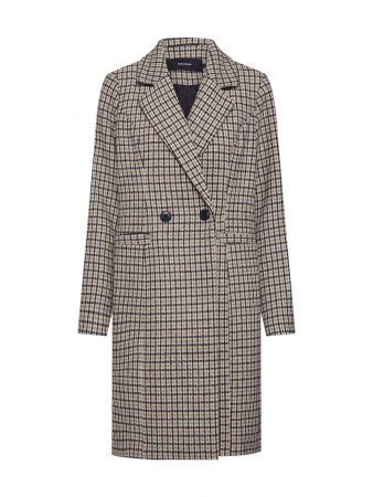VERO MODA Palton de primăvară-toamnă 'CHECK RAMBLA'  maro
