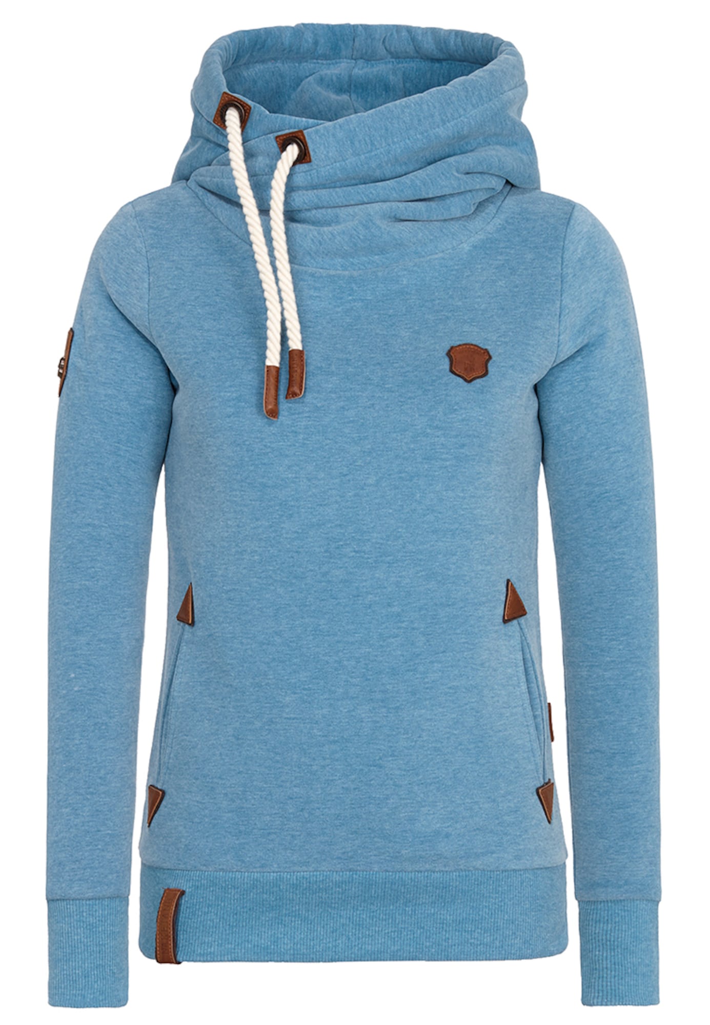 Naketano Bluză de molton '65 Darth'  albastru amestec