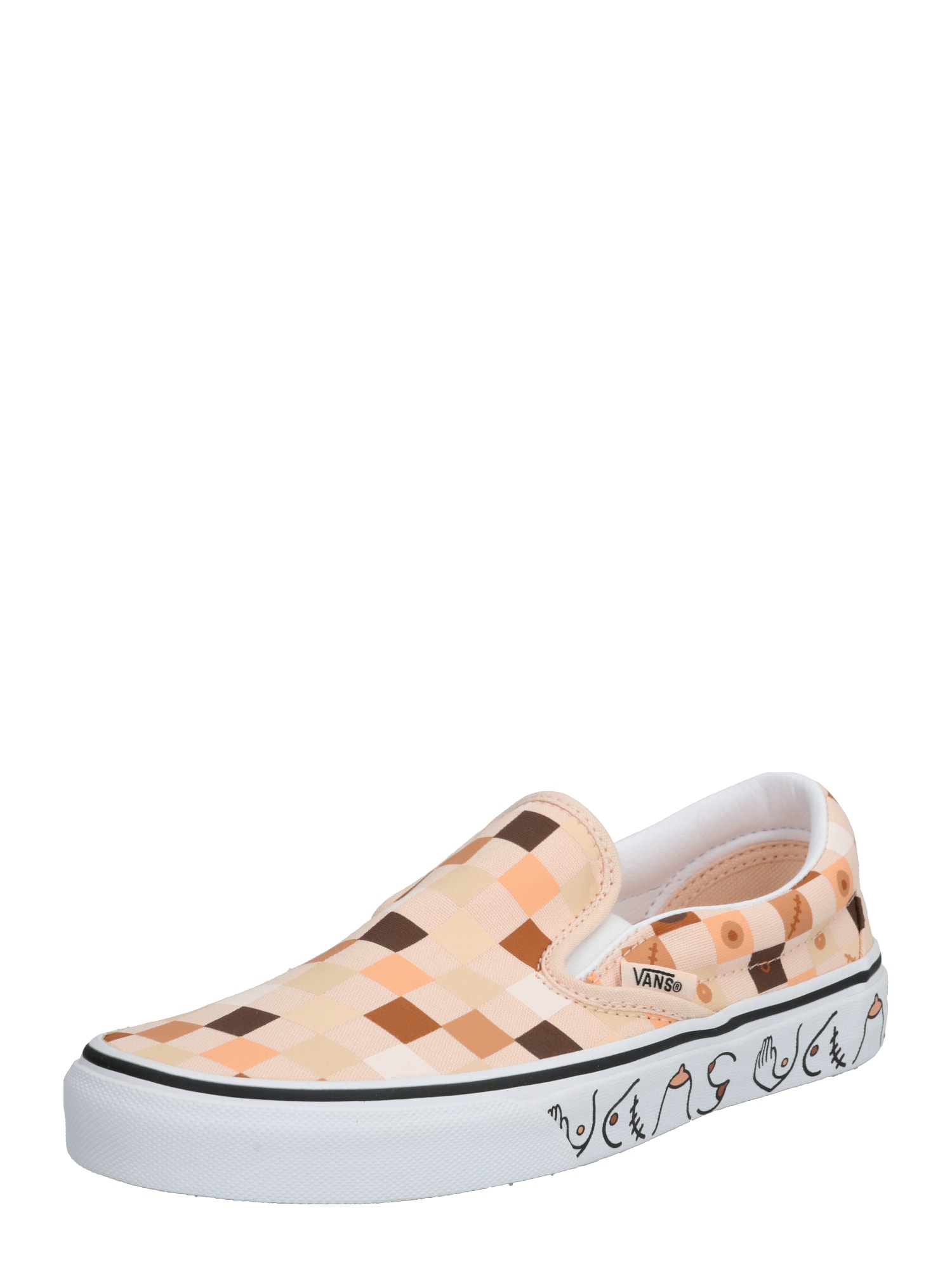 VANS Papuci de casă 'UA Classic Slip-On'  bej / maro / roz