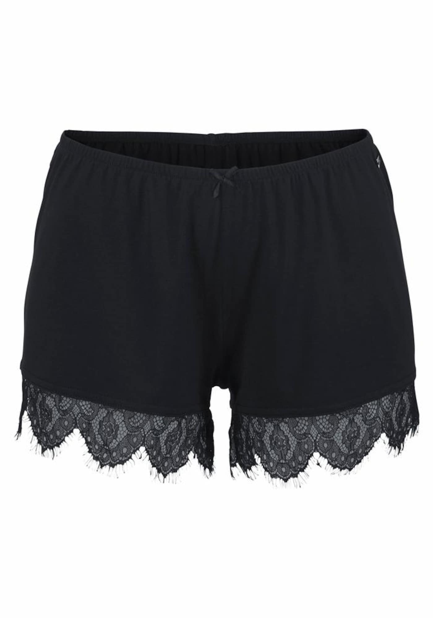 LASCANA Pantaloni de pijama  negru
