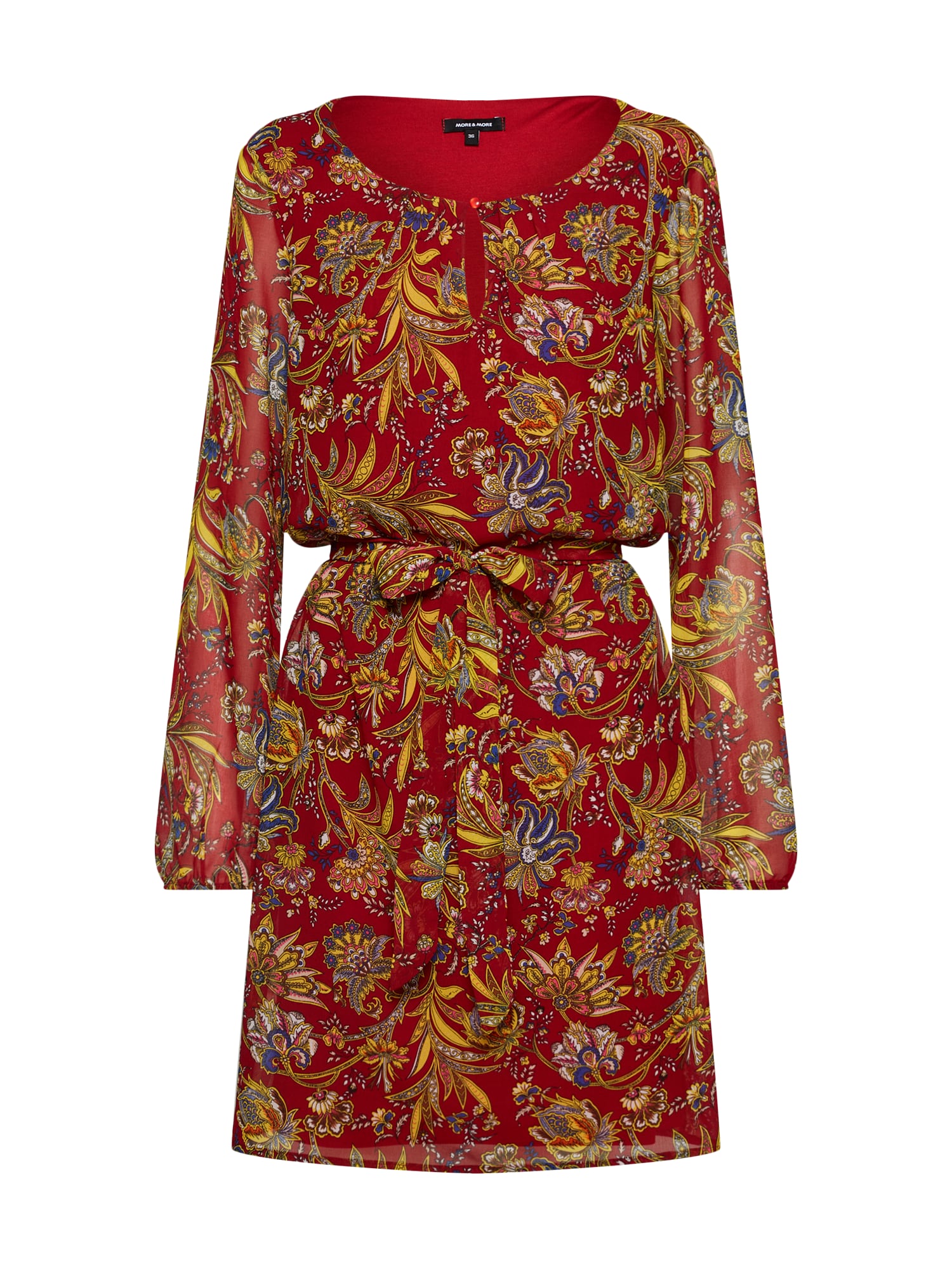 MORE & MORE Rochie  culori mixte / roșu vin
