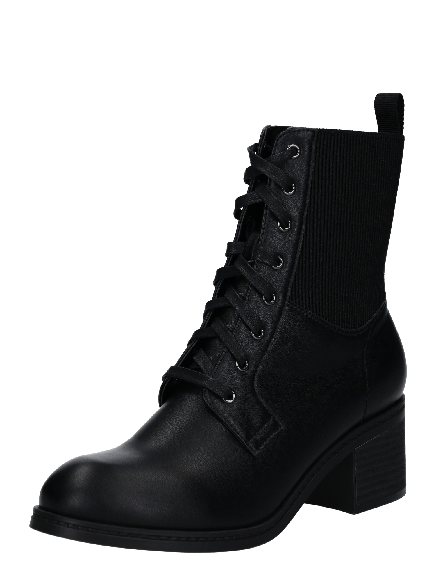 ABOUT YOU Ghete cu șireturi 'Dalia'  negru