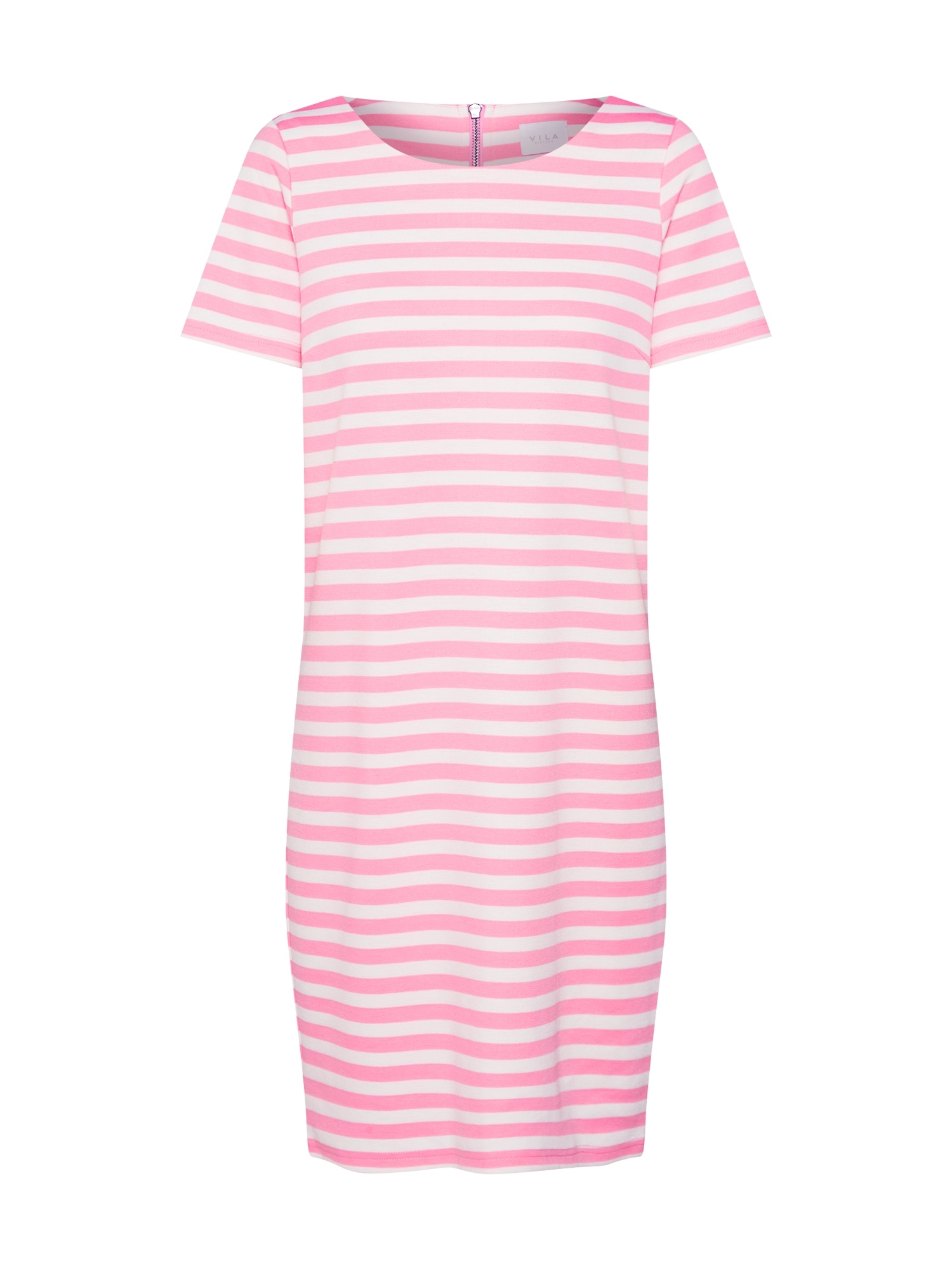 VILA Rochie 'Tinny New'  roz / alb