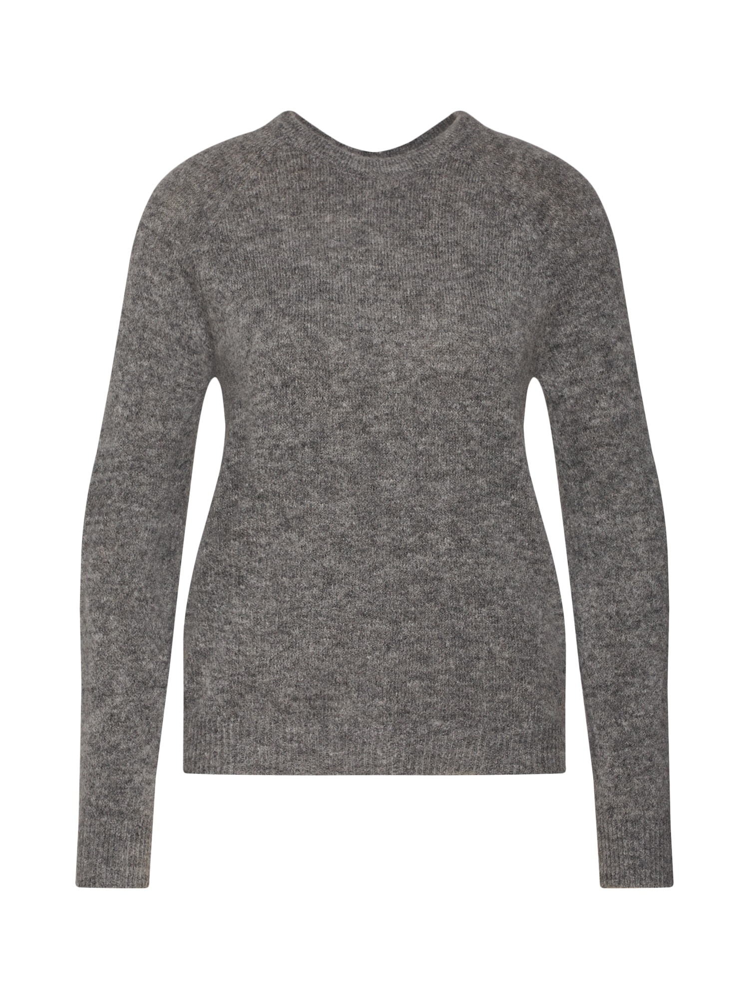 VERO MODA Pulover 'VMCUDDLE BUTTON MOHAIR LS ONECK BLOUSE'  gri