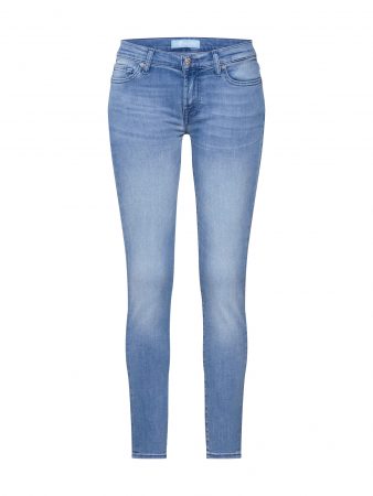 7 For All Mankind Jeans 'THE SKINNY CROP BAIR MIRAGE'  albastru deschis