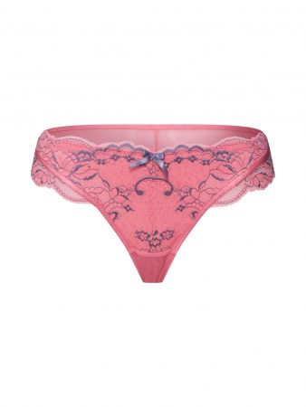 Hunkemöller Slip 'Roberta'  gri bazalt / roze