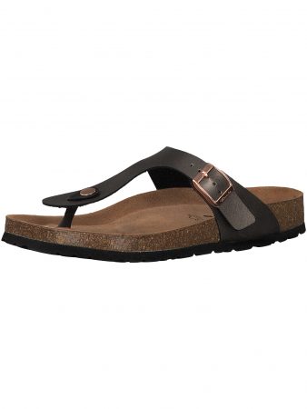 TAMARIS Flip-flops  gri metalic / negru
