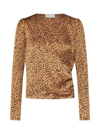 Neo Noir Bluză 'Izzy Big Dot Blouse'  maro cămilă