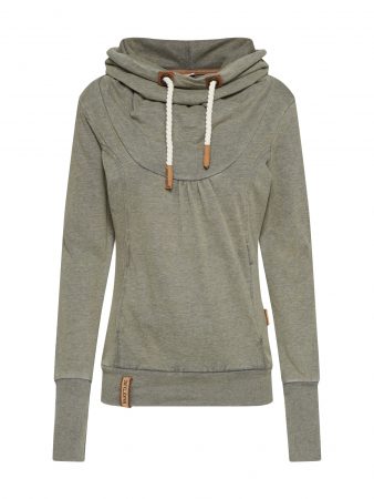 Naketano Bluză de molton 'Poisonous Dream'  maro / gri închis