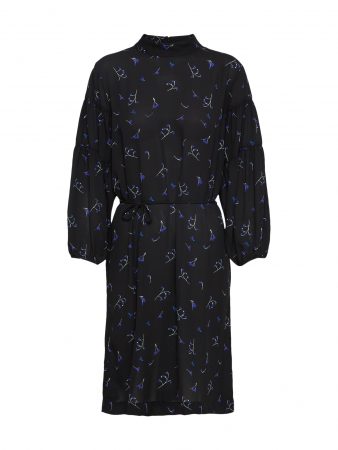 MOSS COPENHAGEN Rochie tip bluză  albastru royal / negru