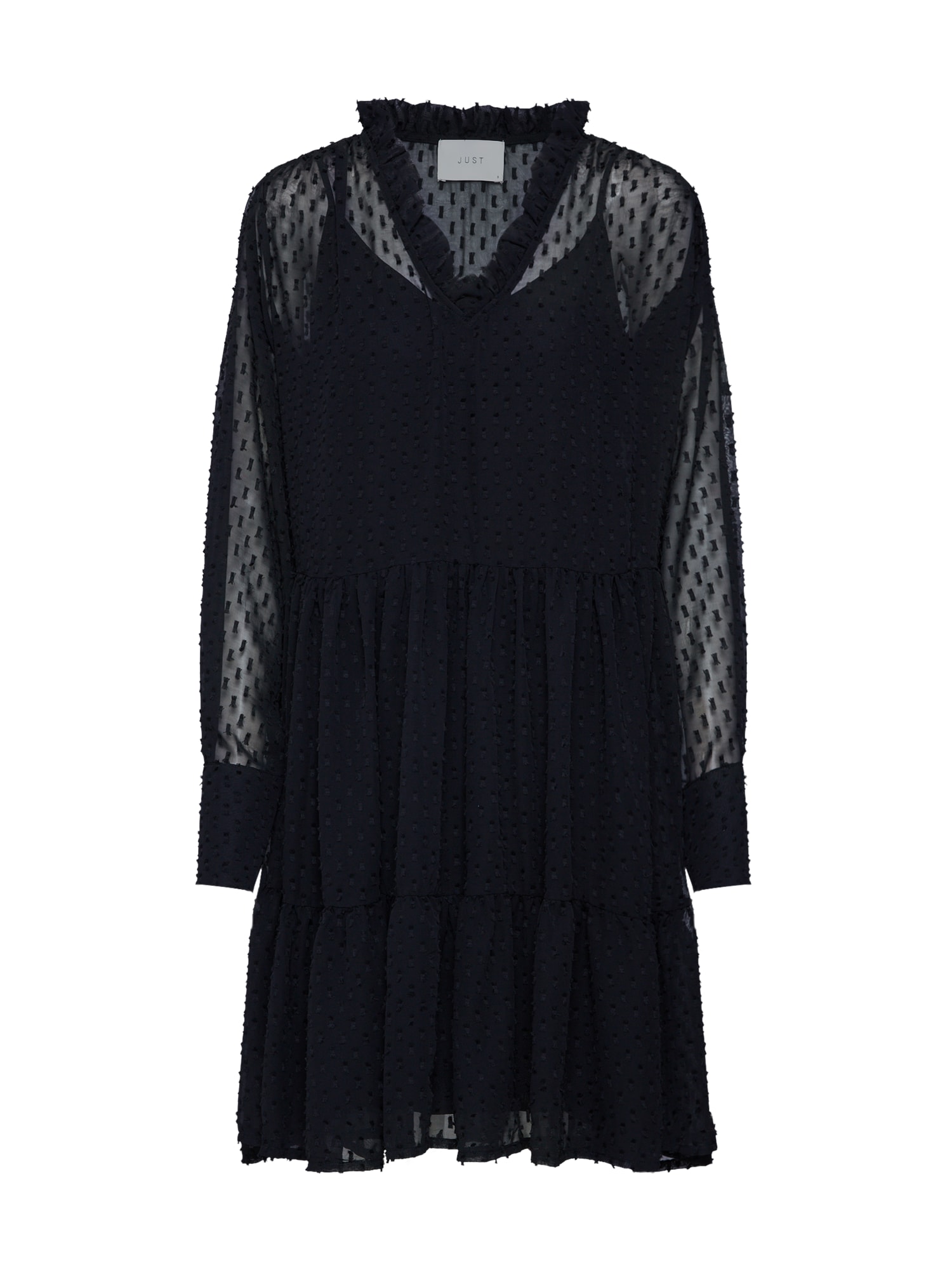 JUST FEMALE Rochie tip bluză 'Marla' negru