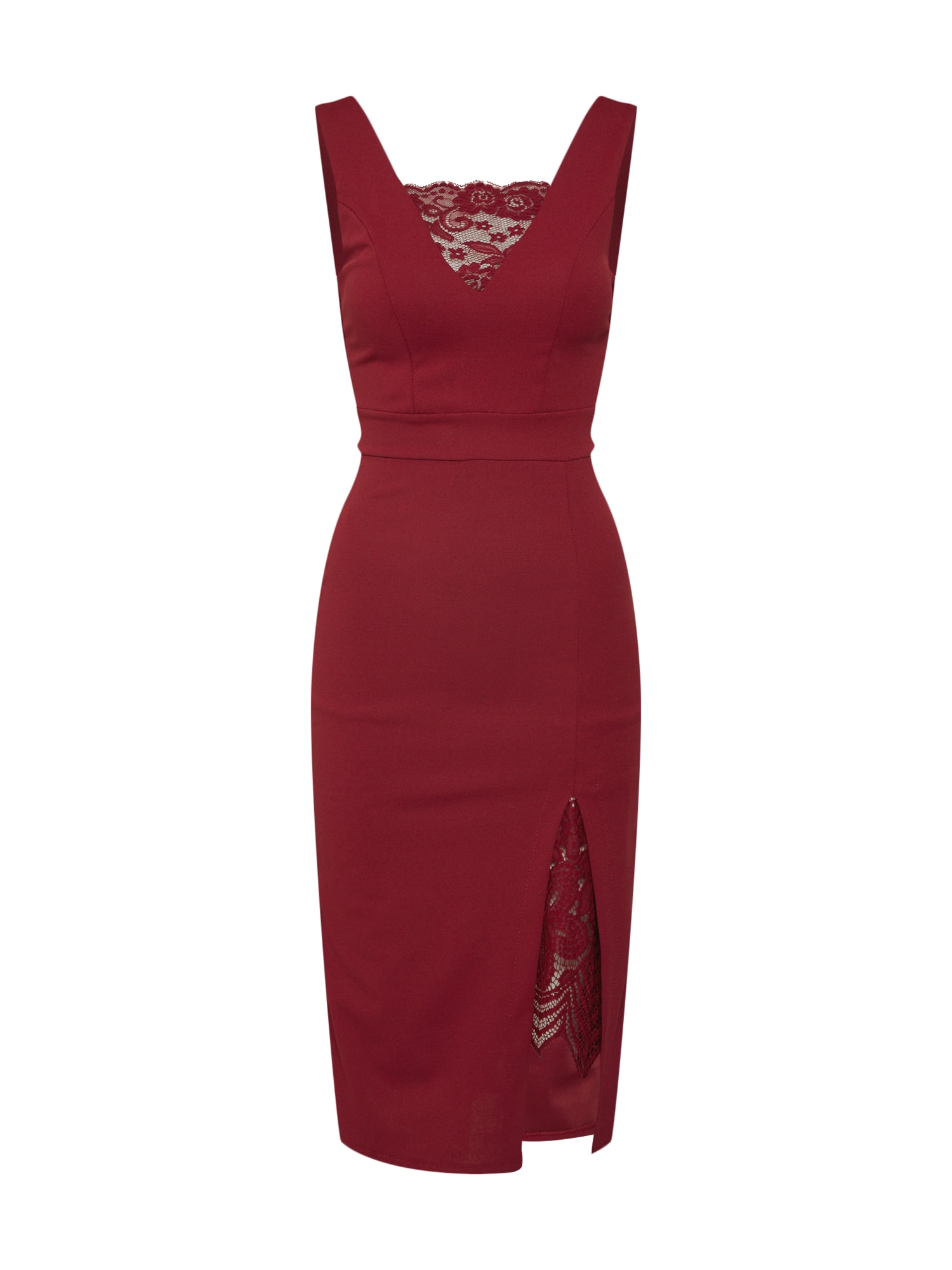 WAL G. Rochie de cocktail  roșu vin