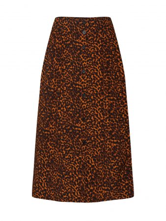JUST FEMALE Fustă 'Coca skirt'  maro