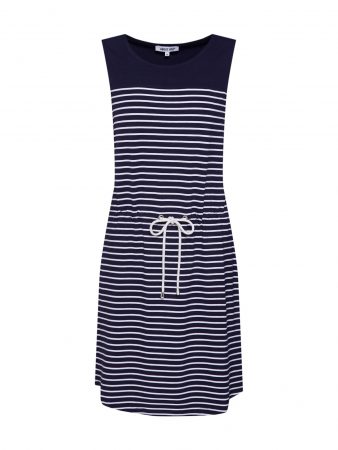 ABOUT YOU Rochie 'Isabell'  albastru închis / alb
