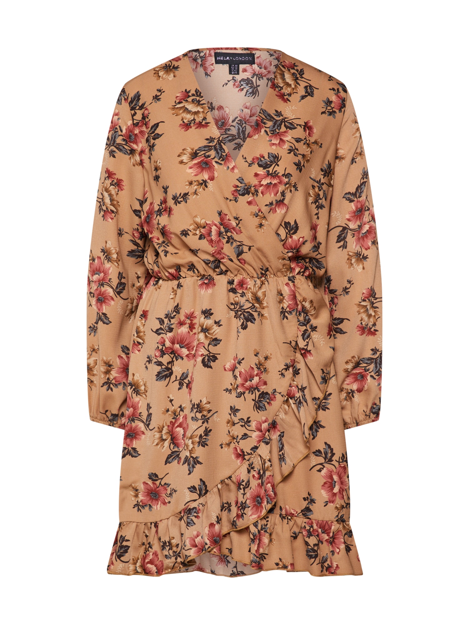 Mela London Rochie de vară 'DELICATE CHRYSANTHEMUM'  bej