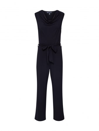 Mela London Salopeta 'COWL NECK SLEEVELESS JUMPSUIT'  negru