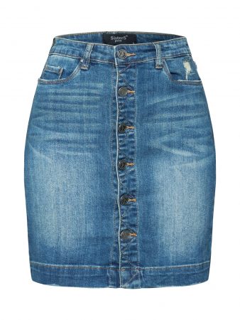 SISTERS POINT Fustă 'FAME-SK2'  denim albastru