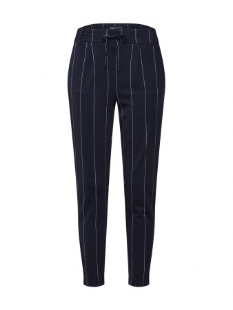 ONLY Pantaloni eleganți  albastru noapte / alb