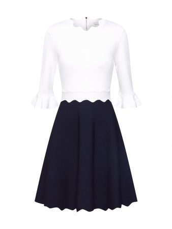 Ted Baker Rochie tricotat 'Lauron'  albastru / alb