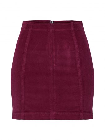 Free People Fustă 'Mini Modern Femme Cord'  burgund