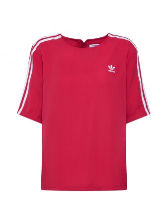 ADIDAS ORIGINALS Tricou '3 STRIPES TEE'  zmeură