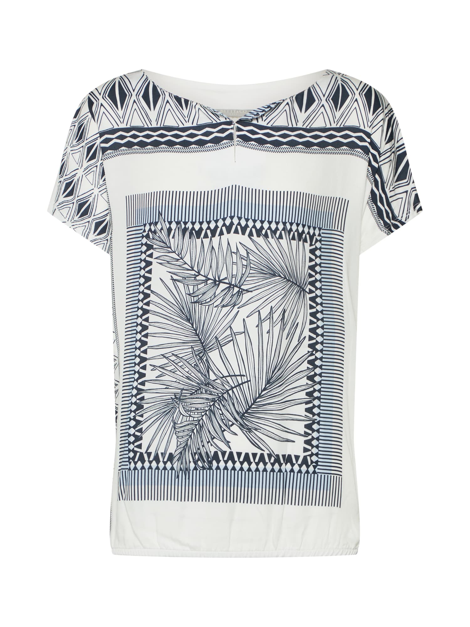 Betty & Co Tricou  albastru / alb