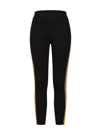 CATWALK JUNKIE Leggings 'LG GO FOR IT'  galben / negru