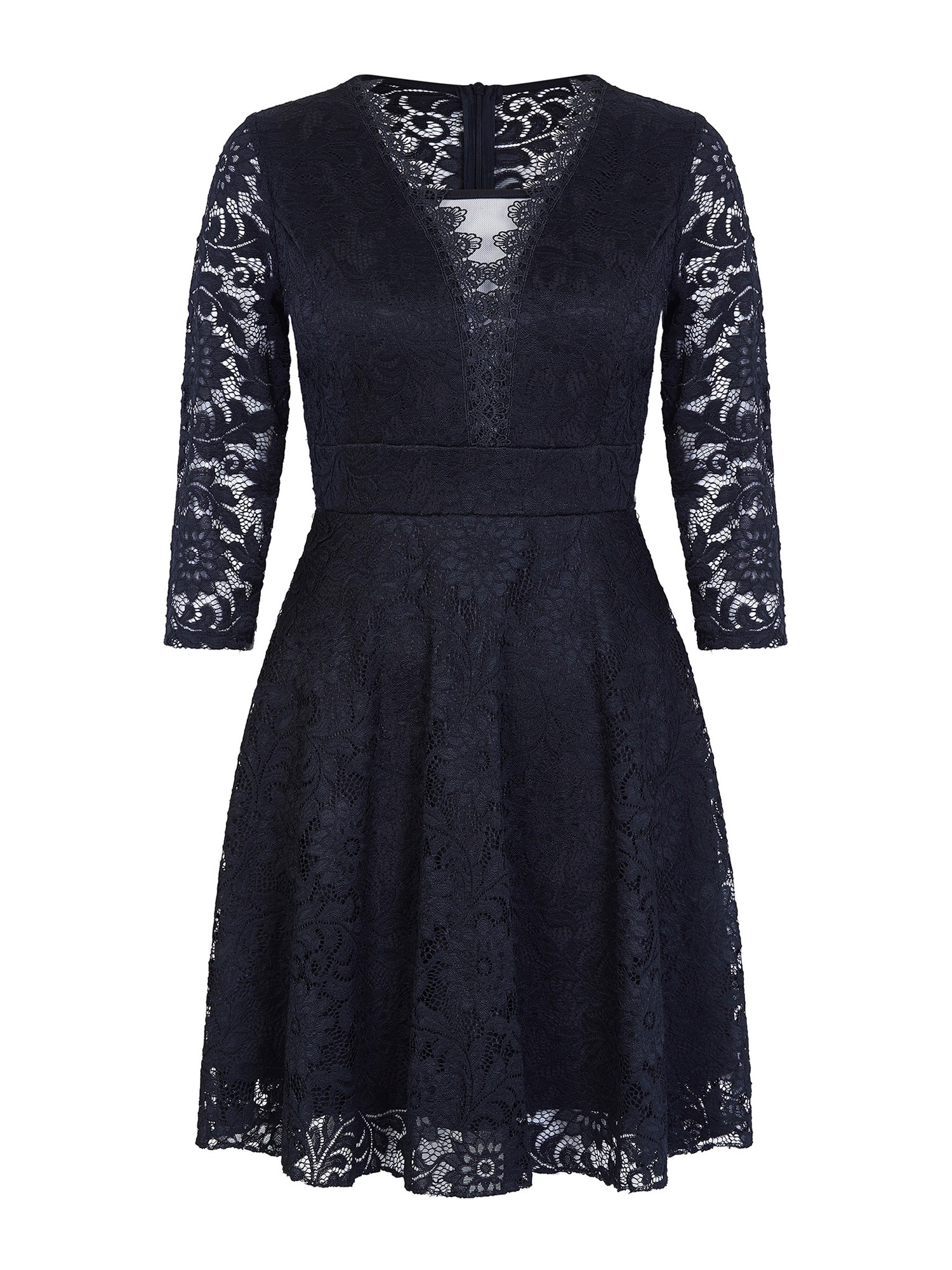 Mela London Rochie de cocktail 'LACE OVERLAY' negru
