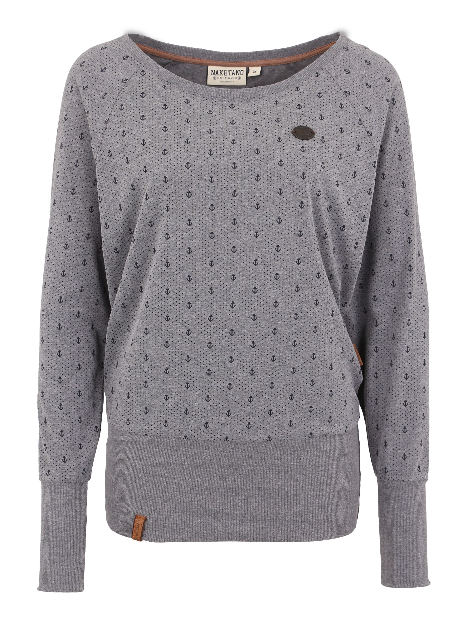 Naketano Tricou 'Hodenschmerzen' albastru porumbel